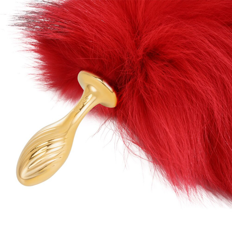 Анальна пробка LOCKINK SEVANDA Red Vixen Set, грушоподібна силіконова