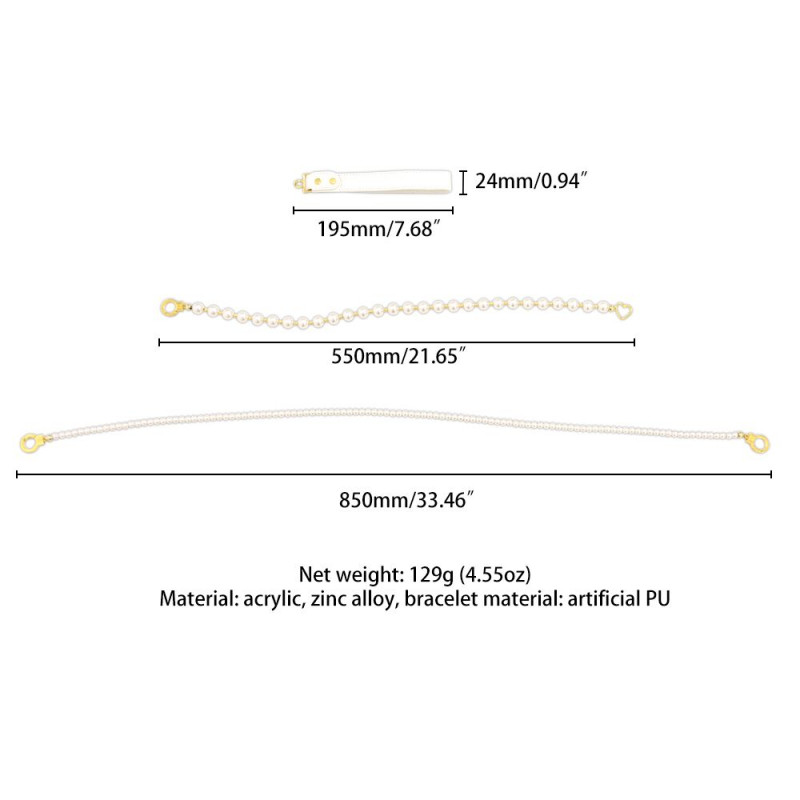 Надійне кріплення повідця до нашийника LOCKINK Pearl - безпека під час прогулянок