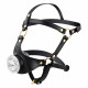 Маска-збруя LOCKINK SEVANDA Blowjob Head Harness - вид збоку