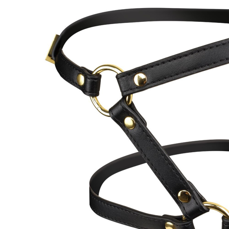 Упаковка маски-збруї LOCKINK SEVANDA Blowjob Head Harness