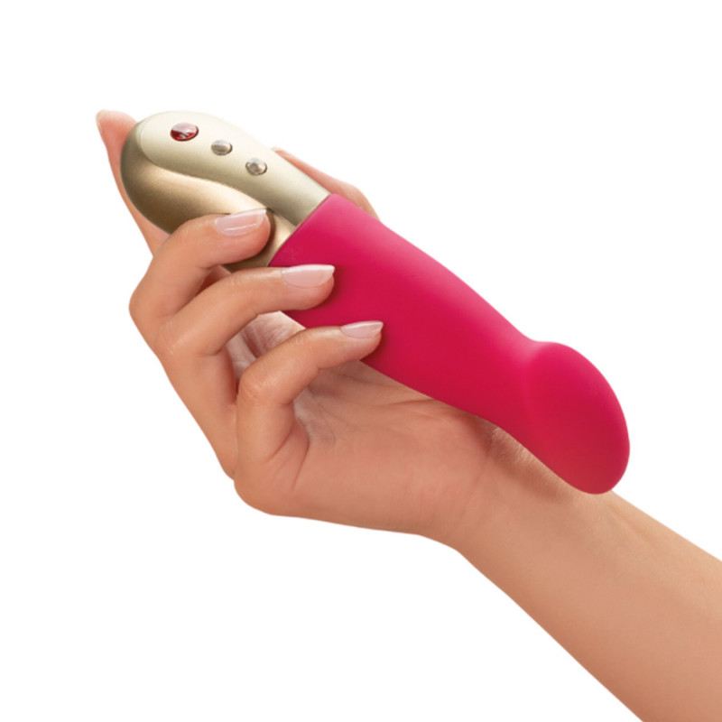 Вібратор-пульсатор Fun Factory SUNDAZE fuchsia pink: вигляд зверху, деталі дизайну