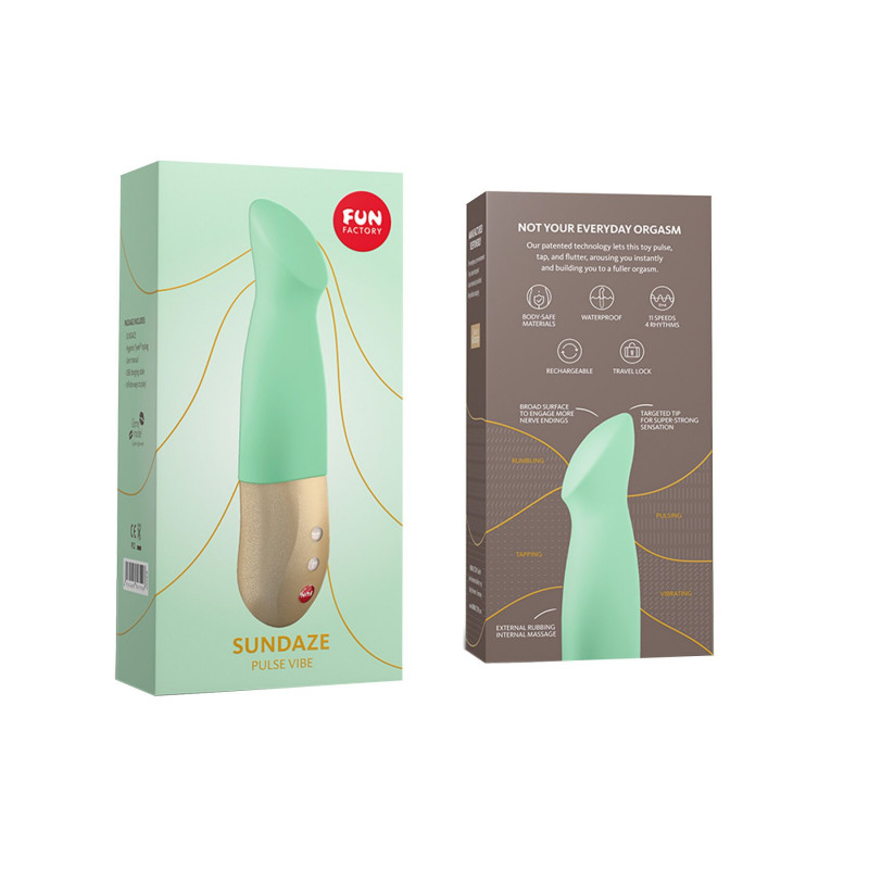 Вібратор Fun Factory SUNDAZE pistachio - стильний аксесуар