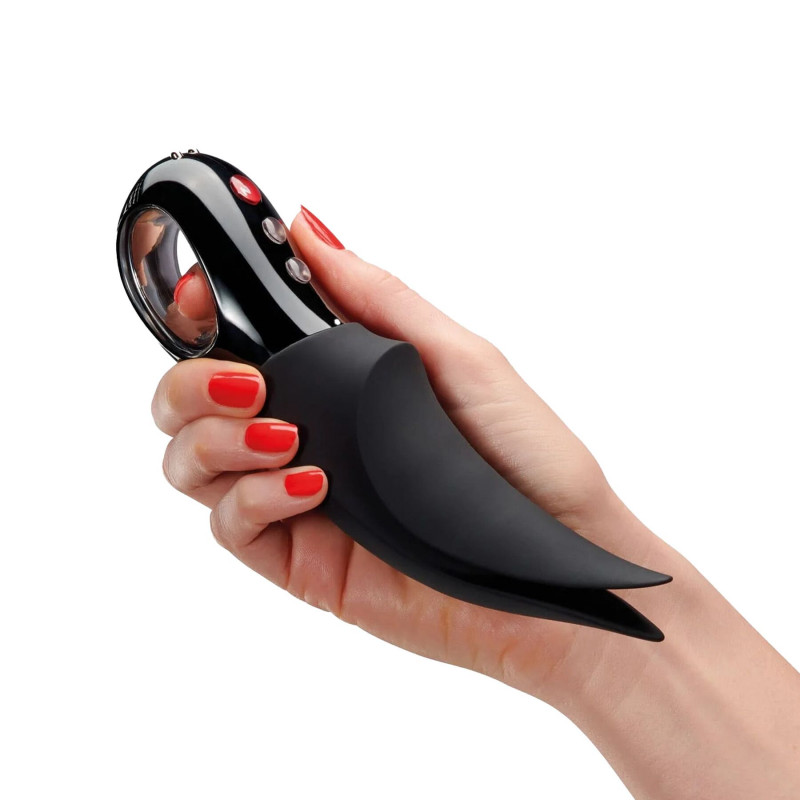 Вібратор Fun Factory VOLTA чорний у руках