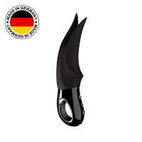 Вібратор для клітора Fun Factory VOLTA чорний, гнучкий подвійний кінчик