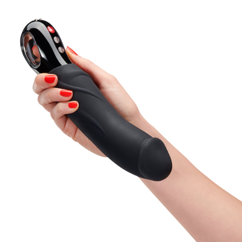 Деталі вібратора Fun Factory BIG BOSS black 23,5 см – кнопка керування, корпус