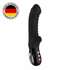 Вібратор для точки G Fun Factory TIGER, чорний, ребристий, для анальної стимуляції