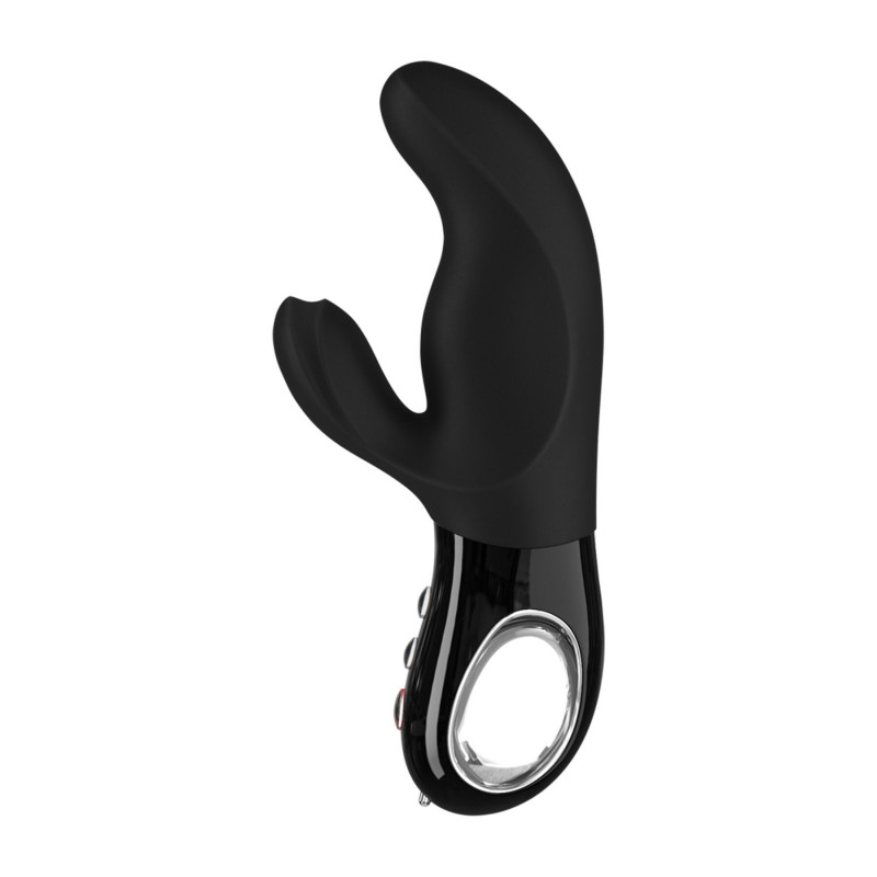 Вібратор-кролик Fun Factory MISS BI black, деталізація кнопок керування