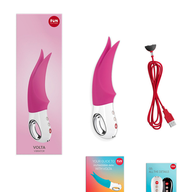 Fun Factory VOLTA blackberry, деталізація кнопок управління, інтуїтивне використання