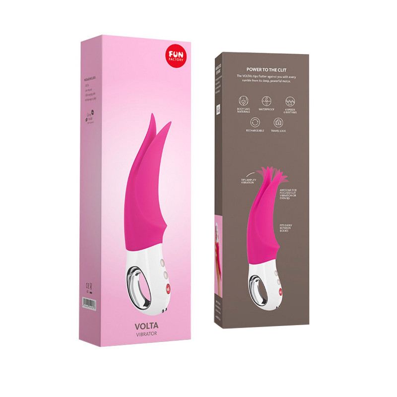 Вібратор Fun Factory VOLTA blackberry, в комплекті з зарядним пристроєм