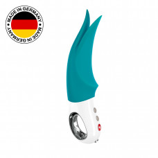 Вібратор для клітора Fun Factory VOLTA Petrol, гнучкий подвійний кінчик — Keks-Hub