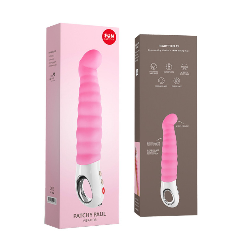 Вібратор Fun Factory PATCHY PAUL candy rose, рожевий колір