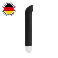 Вибратор для точки G Fun Factory JOUPIE черный, диаметр 2,5 см, на батарейках