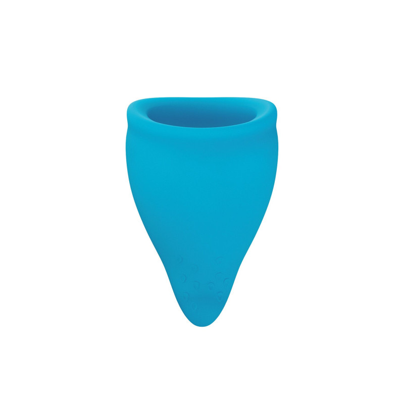 Упаковка менструальної чаші Fun Factory FUN CUP SIZE A бірюзова – стильний дизайн, інформація про продукт