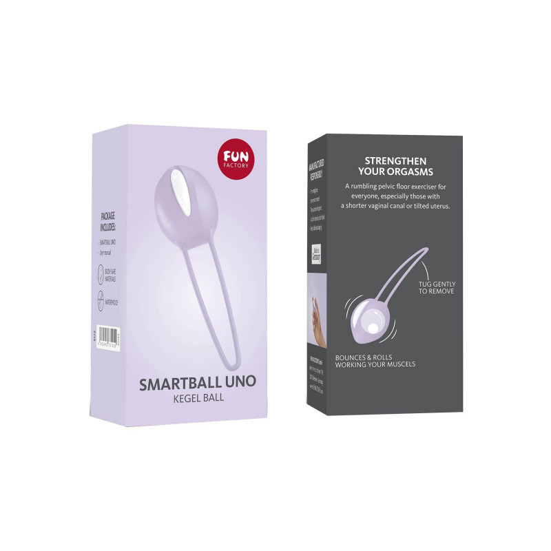 Текстура та поверхня вагінальної кульки Fun Factory SMARTBALL UNO, бузкова