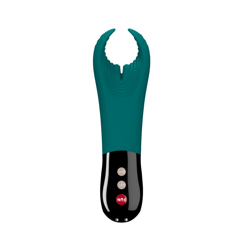 Вібратор Fun Factory MANTA deep sea blue/black: текстура матеріалу, безпечний силікон