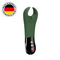 Вібратор для пеніса Fun Factory MANTA moss green/black, для парних ігор