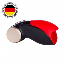 Мастурбатор для пеніса Fun Factory COBRA LIBRE II, чорний/червоний, 2 мотори — Keks-Hub