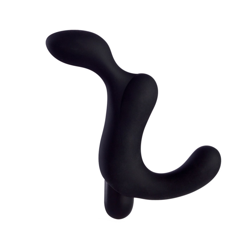 Масажер простати Fun Factory DUKE black, демонстрація знімної віброкулі