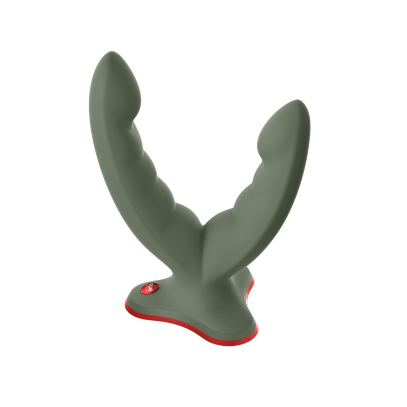 Подвійний фалоімітатор Fun Factory RYDE wild olive - деталізація присоски