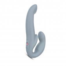 Безремінний страпон Fun Factory SHARE VIBE PRO cool grey, регульований — Keks-Hub