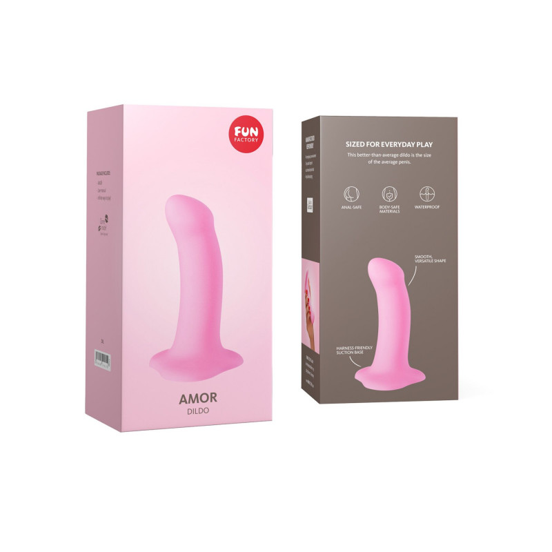 Текстура рожевого фалоімітатора Fun Factory AMOR