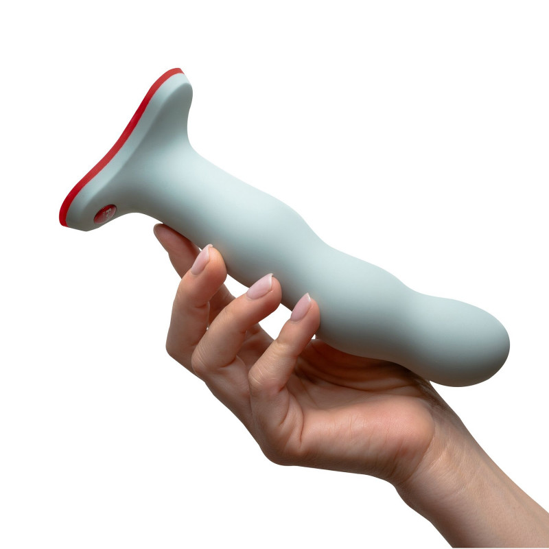 Фалоімітатор Fun Factory BOUNCER світло-зелений, діаметр 3.9 см, на упаковці