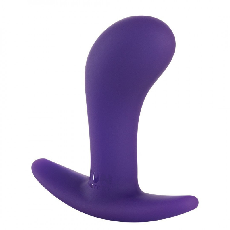 Анальна пробка Fun Factory BOOTIE S фіолетова: вид збоку