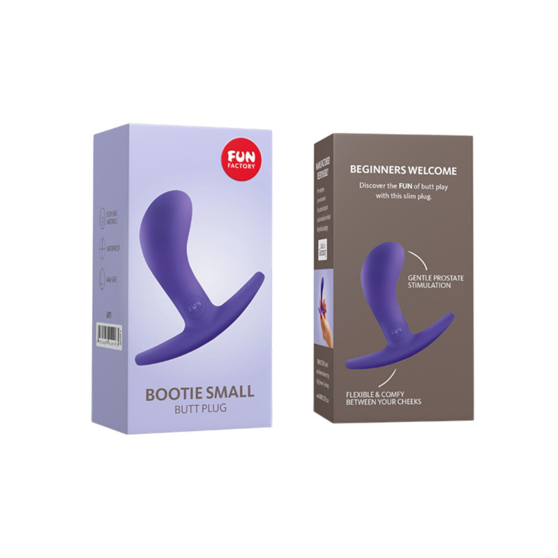 Анальна пробка Fun Factory BOOTIE S фіолетова: загальний вигляд