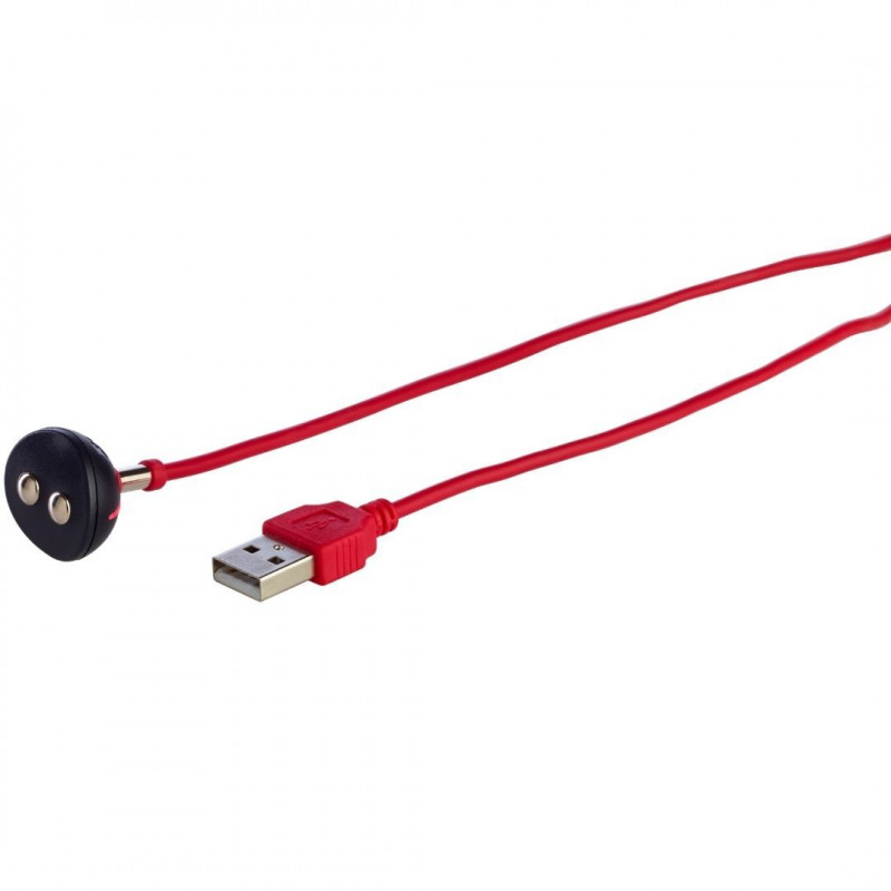 Упаковка магнітного кабелю Fun Factory USB MAGNETIC CHARGER, чітке зображення бренду та назви