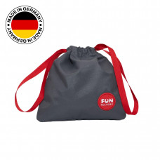 Сумка-кисет Fun Factory TOYBAG, сіра, 14x14 см — Keks-Hub