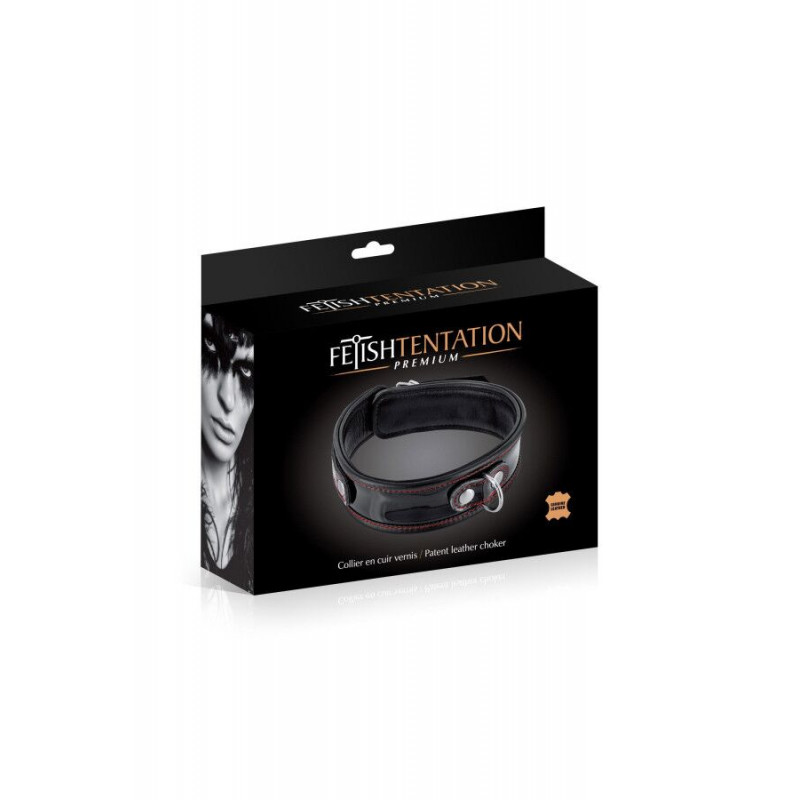 Елегантна упаковка нашийника Fetish Tentation Premium, що підкреслює преміальність аксесуара