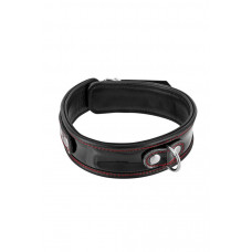 Нашийник Fetish Tentation Premium з натуральної лакованої шкіри