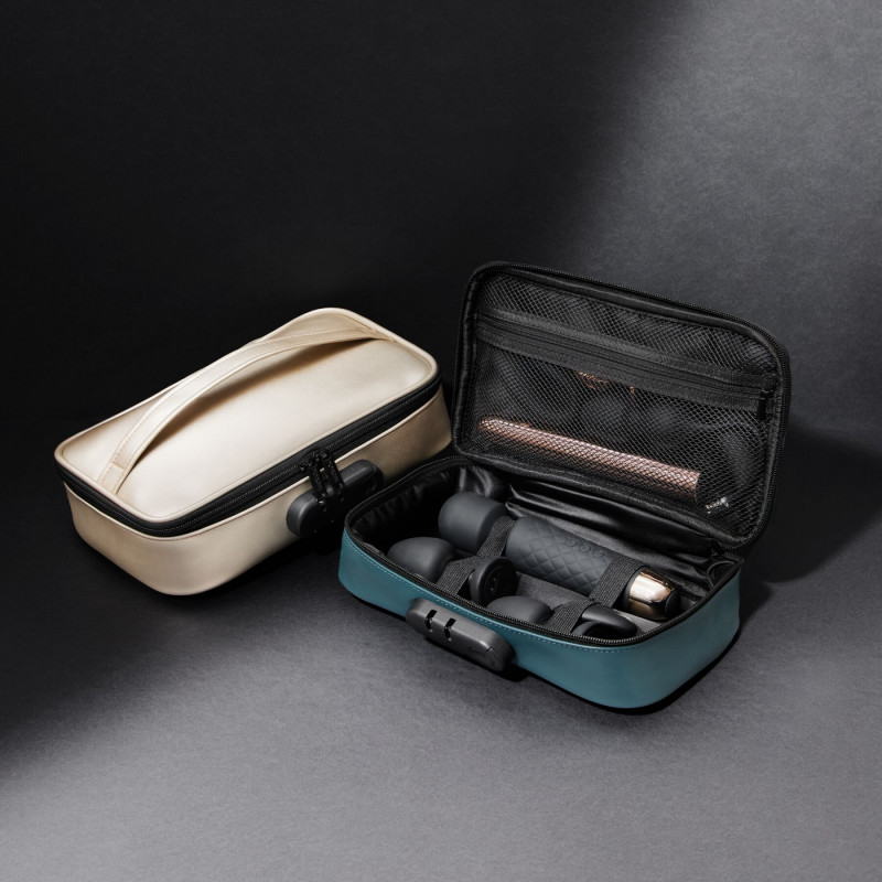 Упаковка кейсу Dorcel DISCREET BOX LUXURY GREEN, яка підкреслює його ексклюзивність