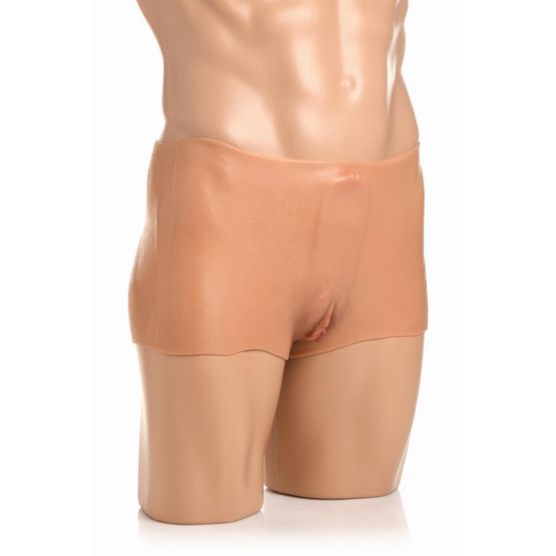 Упаковка накладної вагіни Master Series Silicone Vagina + Butt Panties - Small