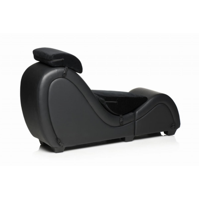 Секс-крісло Master Series Kinky Sex Lounge чорне з подушками - деталі конструкції