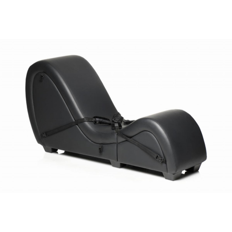 Текстура матеріалу секс-крісла Master Series Kinky Sex Lounge чорне