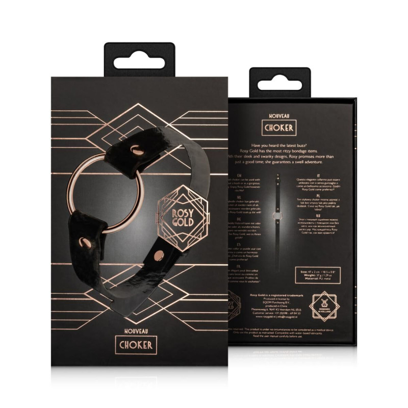 Упаковка чокера Rosy Gold Black від бренду Rosy Gold, готова стати чудовим подарунком