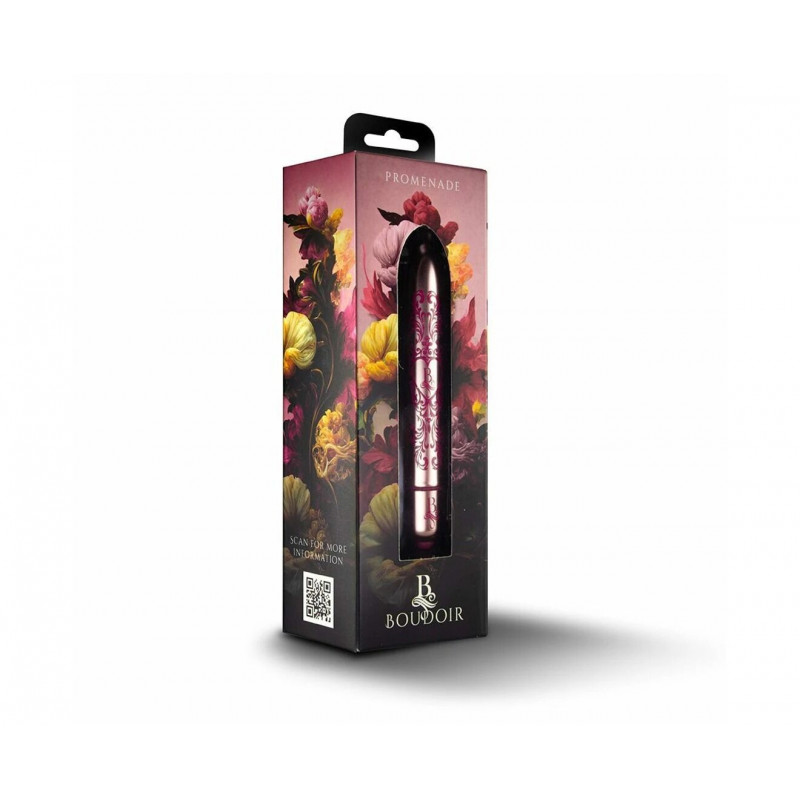 Віброкуля Rocks Off Boudoir Promenade: демонстрація 10 режимів роботи, зручне керування, діаметр 90мм