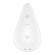 Вібратор Satisfyer Dew Drop White - детальний вигляд збоку, демонстрація гнучкості