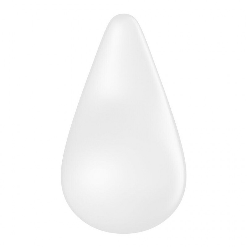 Текстура м'якого корпусу вібратора Satisfyer Dew Drop White, білий, приємний на дотик