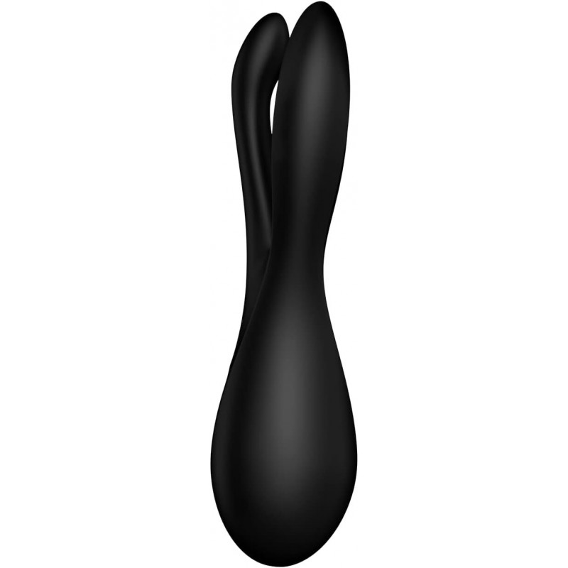 Satisfyer Threesome 2 Black – крупний план гнучких пальчиків