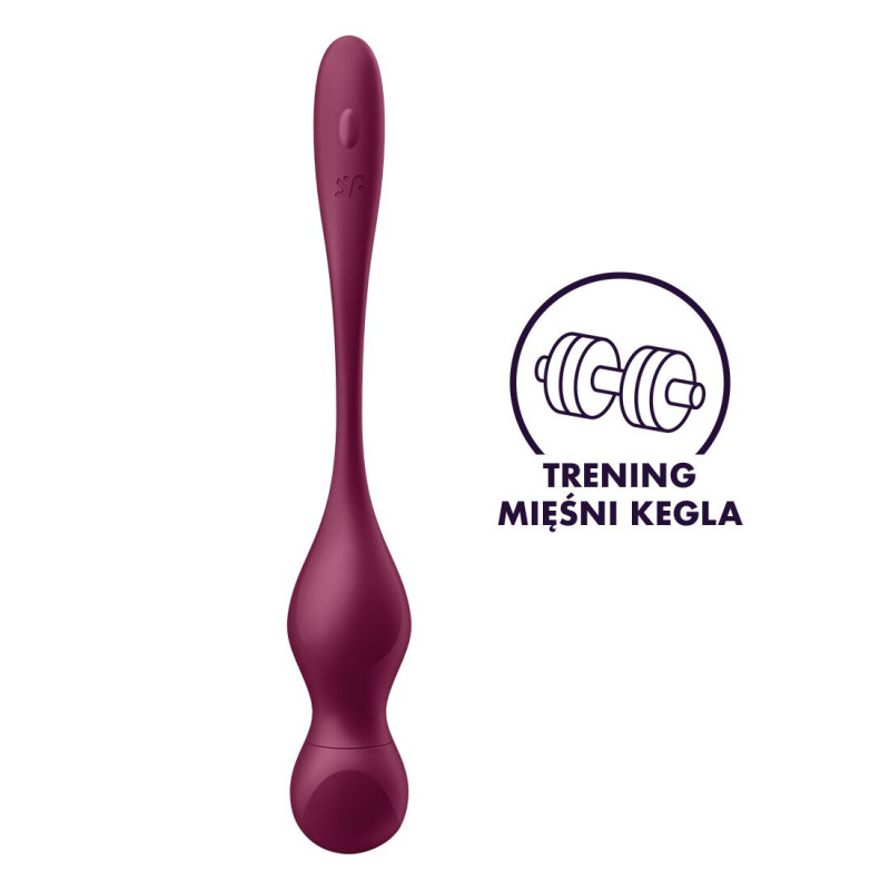 Satisfyer Love Birds Vary Connect App, вид збоку, демонструє вигнуту форму для стимуляції