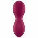 Вібратор Satisfyer Exciterrr Berry у розкритому вигляді, що показує мотори