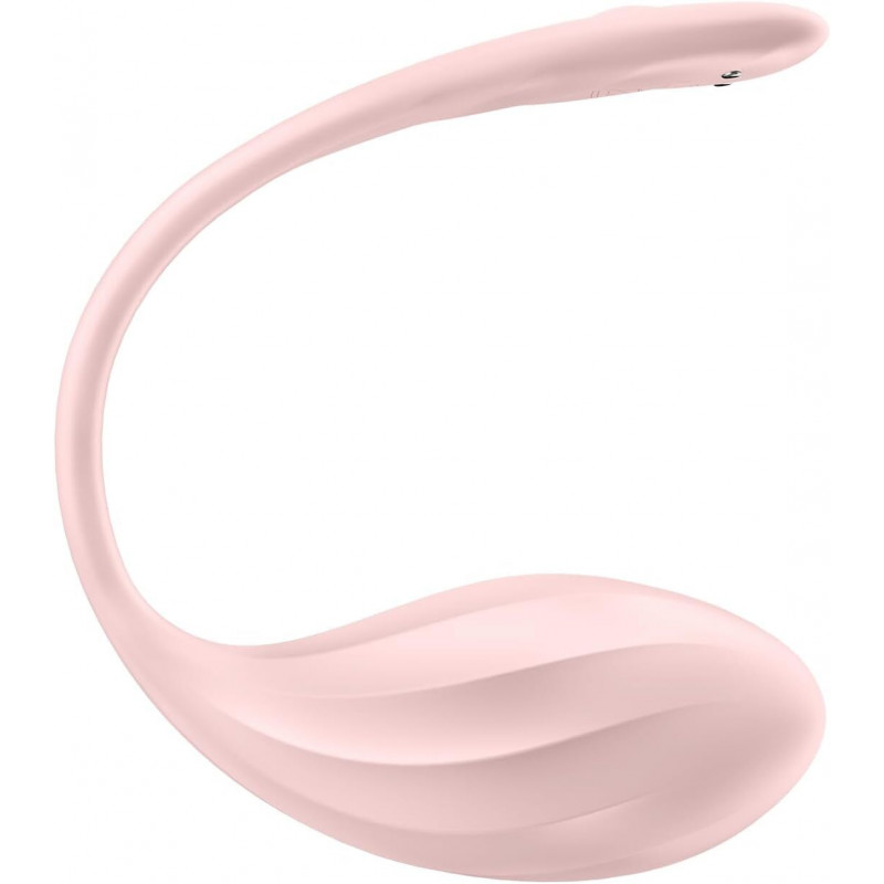 Упаковка смарт-віброяйця Satisfyer Ribbed Petal Connect App Rose, стильний дизайн