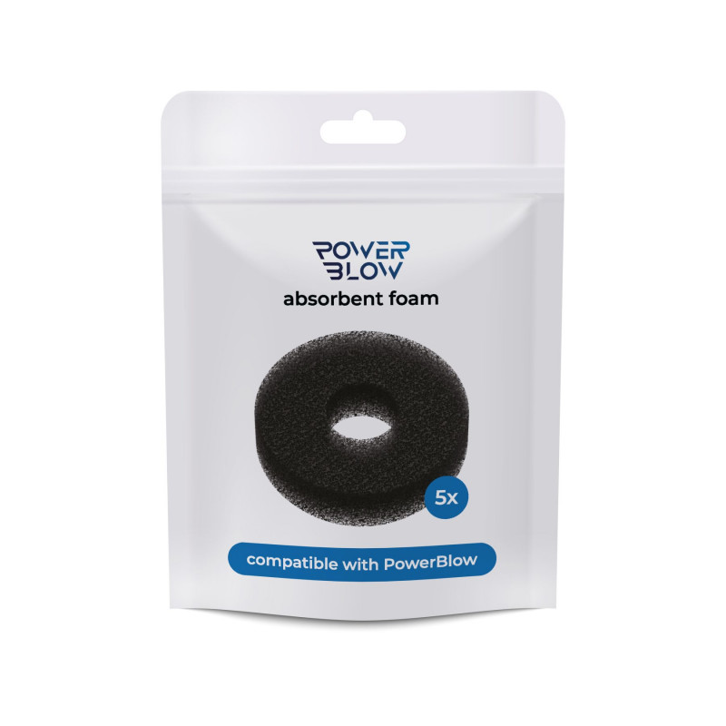 Поглинальна губка Kiiroo Powerblow Absorbent Foam, упаковка, вид збоку