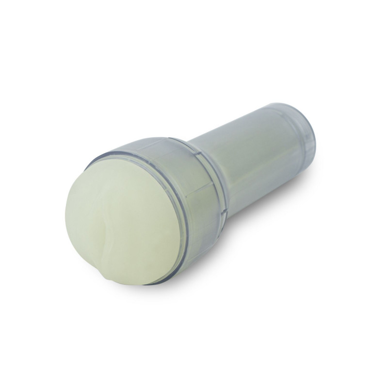 Мастурбатор Kiiroo Feel Glow PBC вид збоку, демонструючи його ергономічну форму