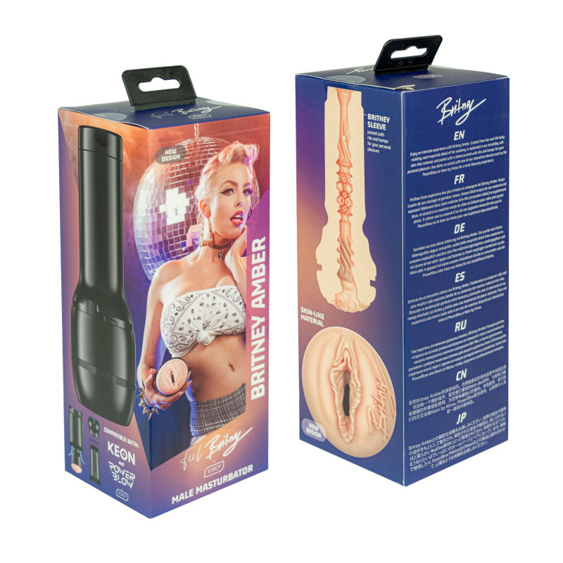 Комплектація мастурбатора Kiiroo Feel Britney Amber PBC - аксесуари та інструкція