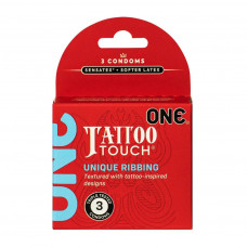 Презервативи ONE Tattoo Touch 3 шт — Keks-Hub