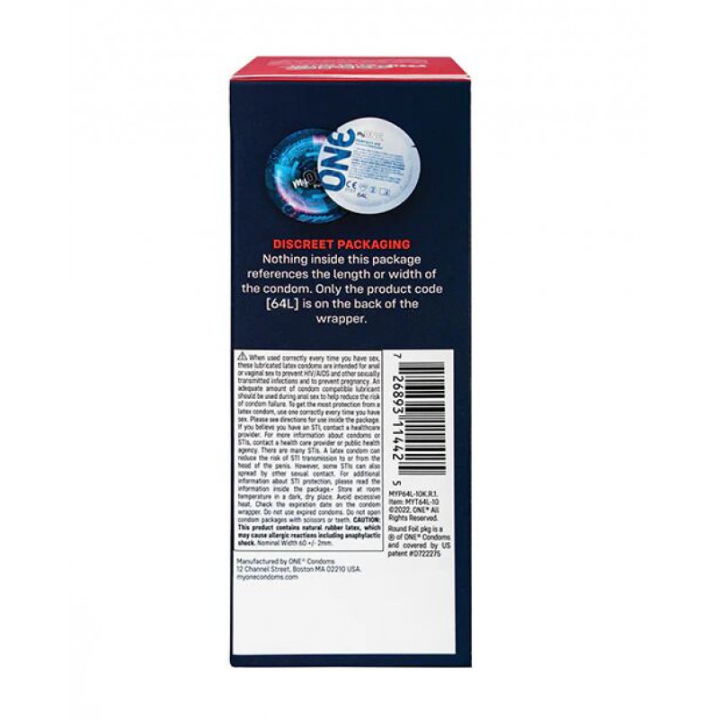 Презервативи ONE MyONE Super Wide & Long – демонстрація текстури та матеріалу