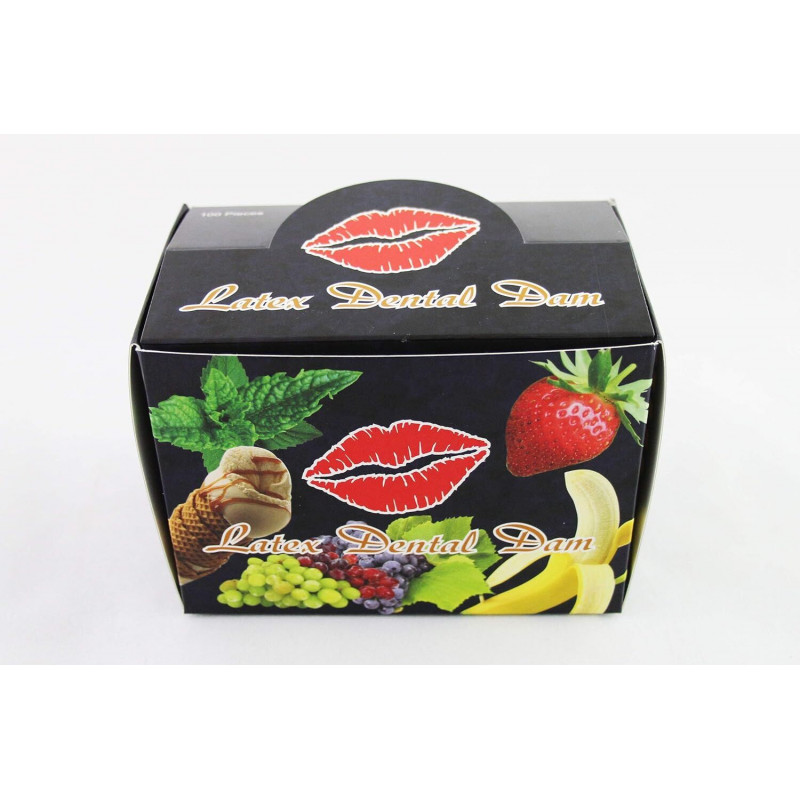 Текстура латексних серветок ONE Latex Dental Dams Assorted, гладка поверхня